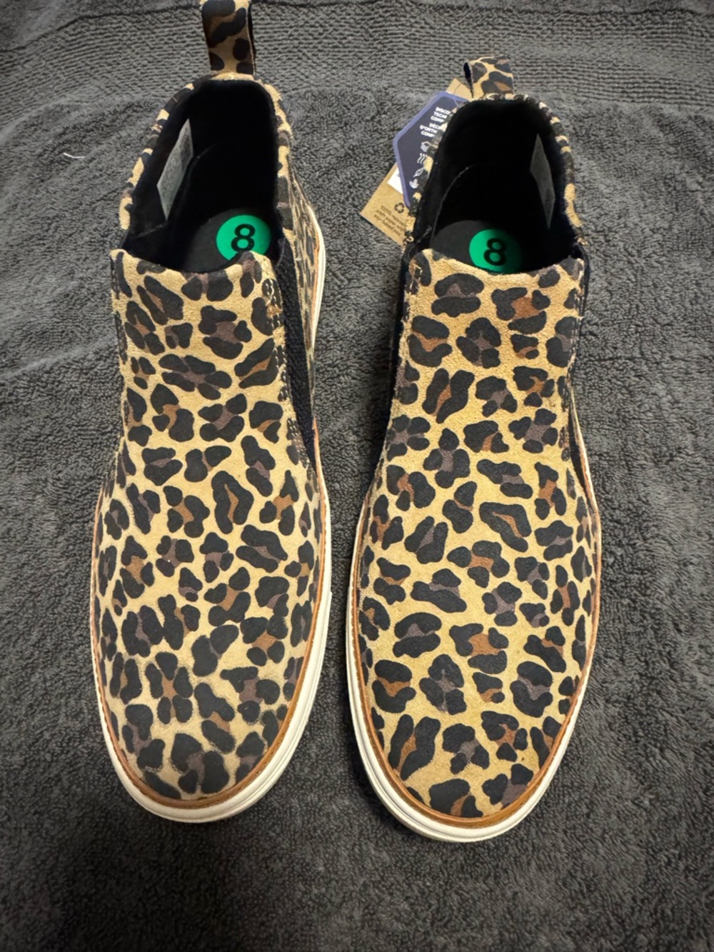 Toms Women's Leopard Print Slip-On high top sneakers - Tan/Black